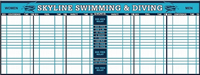 Swimming Record Board Swimming Record Board