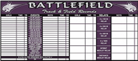 Track and Field Record Board Track and Field Record Board